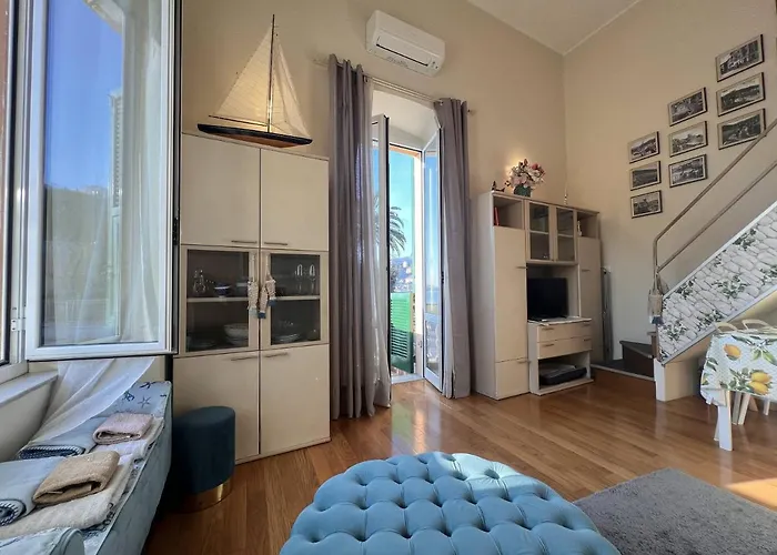 Welcome Riviera - Al Castello-vista Mare -romantico E A 20 Metri Dal Mare-toll Parking At 15 Euro Per Day To Be Booked In Advance -subject To Availability Rapallo