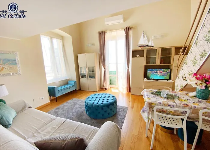דירה Welcome Riviera - Al Castello-vista Mare -romantico E A 20 Metri Dal Mare-toll Parking At 15 Euro Per Day To Be Booked In Advance -subject To Availability *