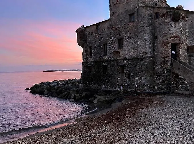 Welcome Riviera - Al Castello-vista Mare -romantico E A 20 Metri Dal Mare-toll Parking At 15 Euro Per Day To Be Booked In Advance -subject To Availability דירה ראפאלו