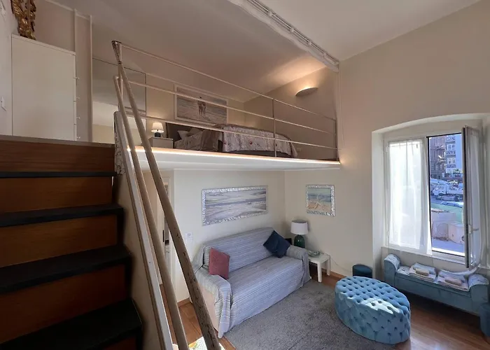 Apartmán Welcome Riviera - Al Castello-vista Mare -romantico E A 20 Metri Dal Mare-toll Parking At 15 Euro Per Day To Be Booked In Advance -subject To Availability